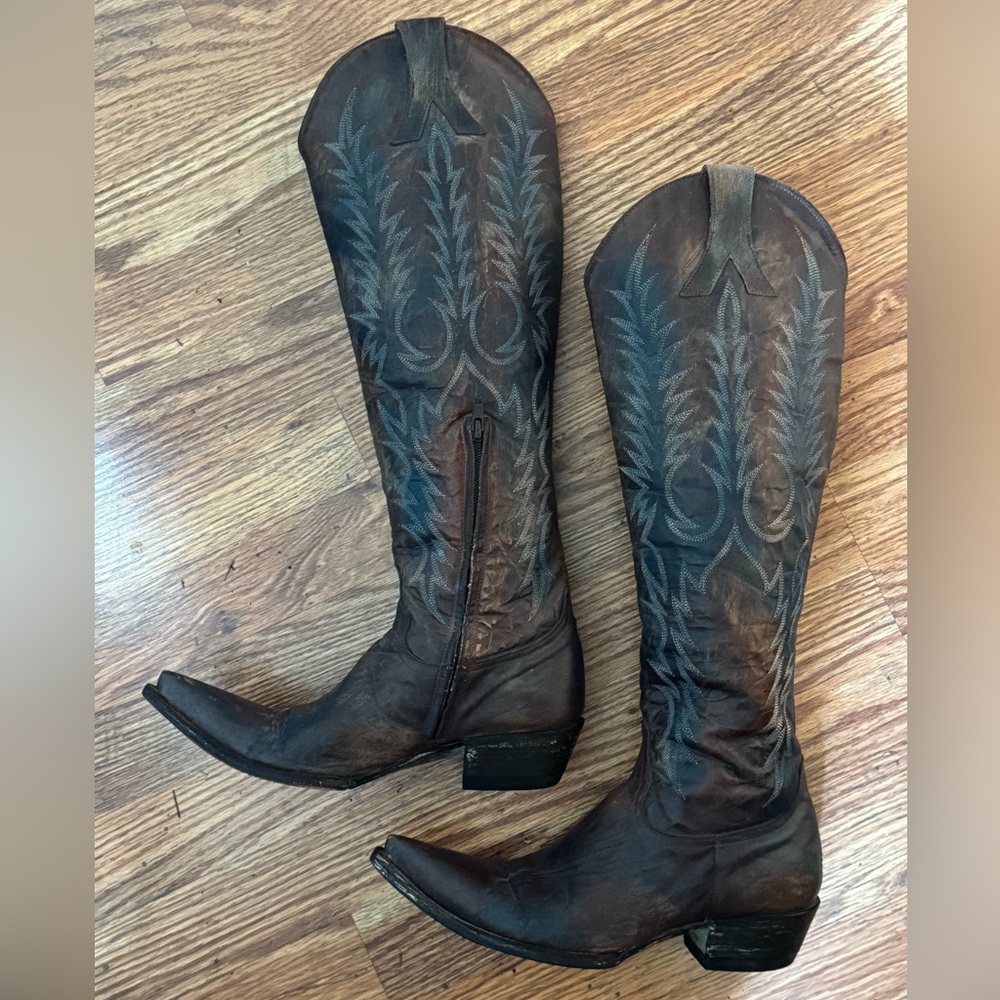 Old Gringo Brown “Mayra” Knee High Cowgirl Western Boots